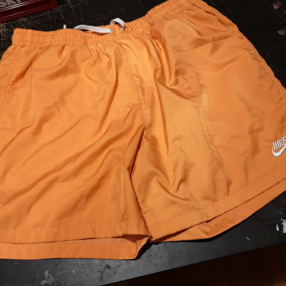 Nike Vibrant Orange Sports Shorts